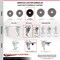 Service Caster 4 Inch Phenolic Swivel 1/2 Inch Threaded Stem Caster Set with Total Lock Brake SCC SCC-TSTTL20S414-PHR-121315-4 - alternate 2
